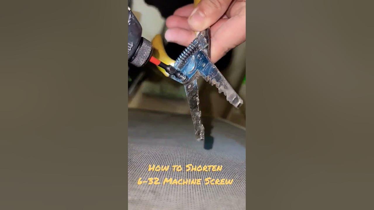 How to Shorten a Machine Screw in Seconds ⏳️💨 YouTube