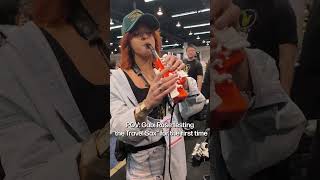 Gabi Rose! Wait… this actually feels like a real sax?! 😳
