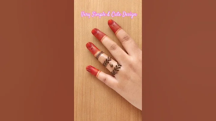 new beautiful finger mehndi design #viral #mehndi #ytshorts #shorts #shortsfeed #henna #cute