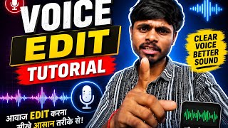 🎤 Voice Edit Kaise Kare? Mobile Se Professional Audio Banaye | Full Tutorial वॉइस एडिट करे मोबाइल से