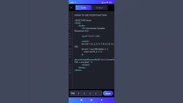 How to use the filter function in javascript #javascript