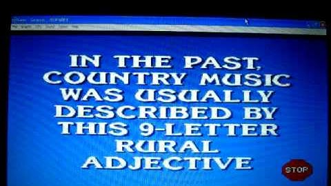 Jeopardy! SEGA Genesis Gameplay 2 Part 1