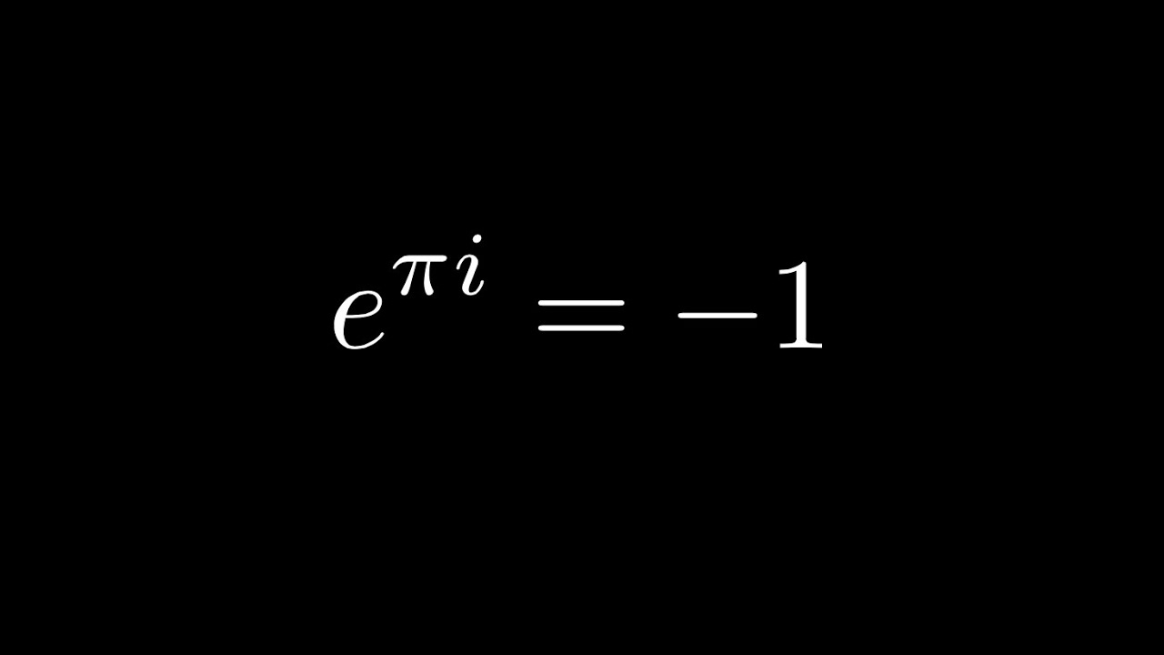 Understanding e to the pi i