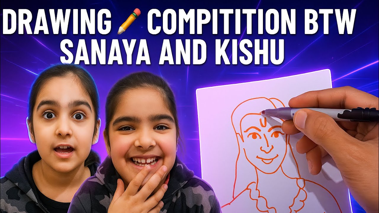 "Furry Friends Fiesta: Sanaya and Kishu's Teddy Tale Drawing Competition!"