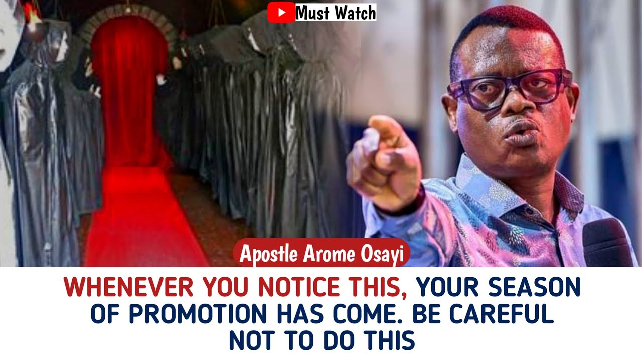 Всякий раз, когда вы это замечаете, ваш сезон продвижения уже наступил. Не делайте этого. Апостол...