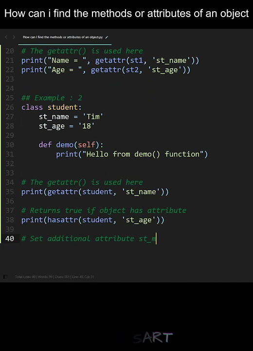 How to find the methods or attributes of an object in Python | Python ...