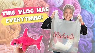 Yarn Shopping, Surprises & a Hammerhead Shark?! 🧶🦈