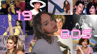 Moda femenina (y unisex) de la década de 1980s | Evolución de la moda femenina