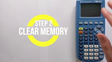 How to Reset and Clear the Memory on TI 82 STATS