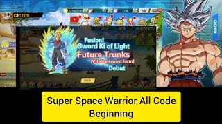 Super Space Warrior All Code For Beginning screenshot 3
