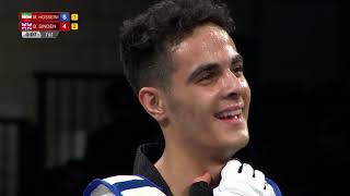 2018 Manchester WT GP M 68kg Bradly SINDEN GBR Mirhashem HOSSEINI IRI