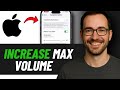 How To Increase Max Volume On iPhone 2026 (QUICK &amp; EASY)