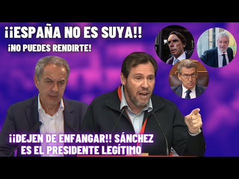 💥ZAPATERO y PUENTE en DEFENSA de SÁNCHEZ frente a los ATAQUES de la DERECHA G0LPISTA💥