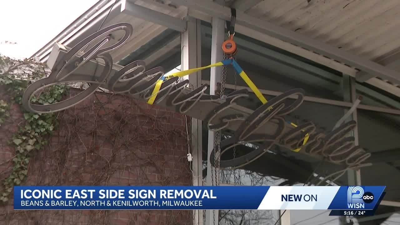 Iconic Beans and Barley sign finds new home with its original designer