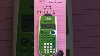 How to find the equation of a line using the TI30xb multi view