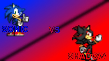 Sonic vs Shadow (Macromedia Flash 8 Test)