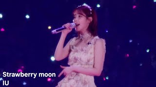 [4K] 아이유 IU 'Strawberry moon' FANCAM @ 'IU H.E.R WORLD TOUR CONCERT' IN SEOUL 240310