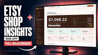 Etsy Shop Insights (Business Dashboard) Web App Template Walkthrough