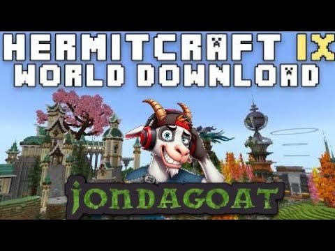 Hermitcraft 9 part3 - Docm77's base! - YouTube