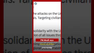 PM Modi says “Attacks on civilians unacceptable” | EMS TV