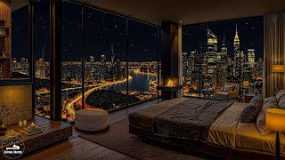 Calm Jazz Chords In A Luxurious Bedroom Atmosphere At Night - Soothing Jazz To Improve Your Mood