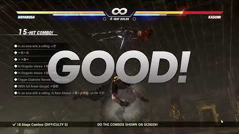 Dead or Alive 6 Demo Combo video*