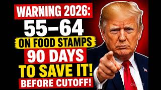 Warning 2026: Anyone 55–64 on Food Stamps Has Just 90 Days Before Cut off