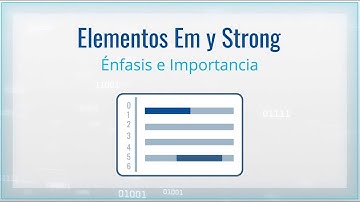 💥24 - ETIQUETAS EM STRONG 👉 HTML5  (Elementos a Nivel de Texto) ⚙ Aprende DESARROLLO WEB - 2021
