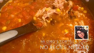 Cooking With Mi-Ling - Quick Chicken Tortilla Soup
