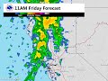 Rain/Snow timing for Friday storm system.