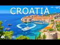 Croatia 4K 🇭🇷 Dubrovnik Old Town, Adriatic Sea &amp; Dalmatian Coast Paradise