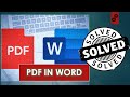 How to Insert PDF file into Word Document? | Tutorial