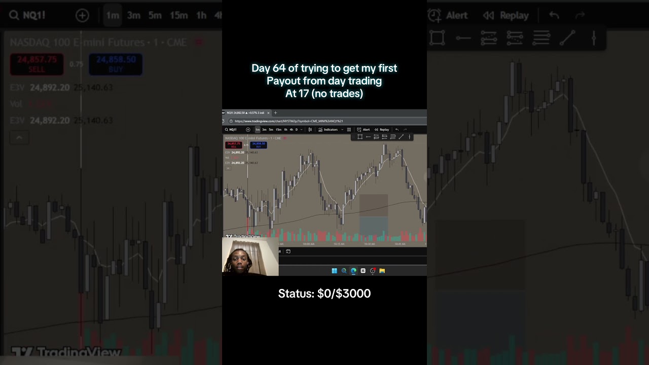 Day 64 of trying to get my first payout from day trading at 17
