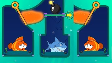 save the fish / pull the pin level save fish pull the pin android games puzzle game / mobile game