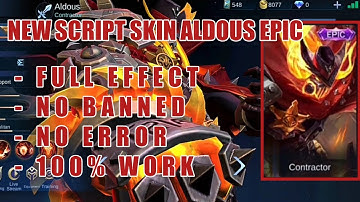 SCRIPT SKIN ALDOUS EPIC BLAZING FORCE FULL EFFECT DAN BACKUP
