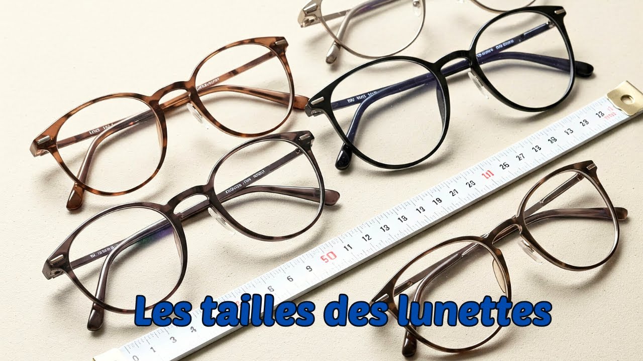 Lunettes le guide des tailles