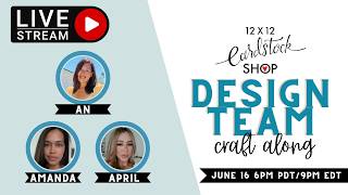 Live with Restream, June 23
Craft Along with An, Amanda, and April Live with Restream, June 23