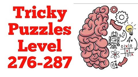 Brain Test Tricky Puzzles Level 276-287 WalkThrough Solutions | Fazie Gamer
