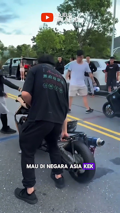 WHO SAYS THAT IN DEVELOPED COUNTRIES THERE IS NO ILLEGAL RACING‼️ #racing #dragbike #motordrag