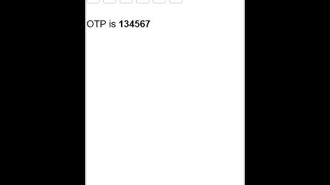 creating OTP  input  in  ionic app