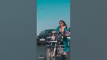 Royal Enfield Status Bullet Status Girl Rider Black Bikers #girlrider #shortsvideo #bullet