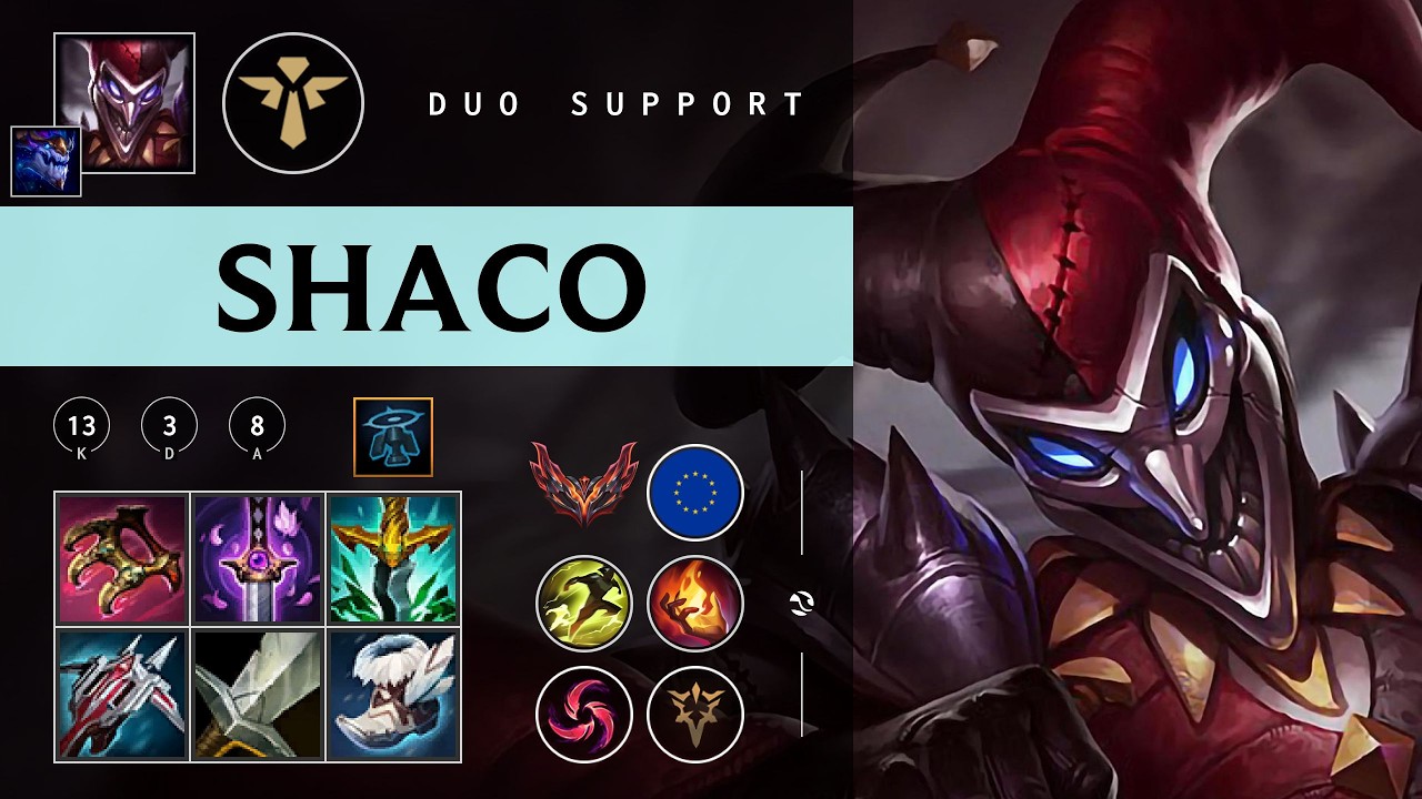 Shaco Support vs Rell - EUW Grandmaster Patch 26.04