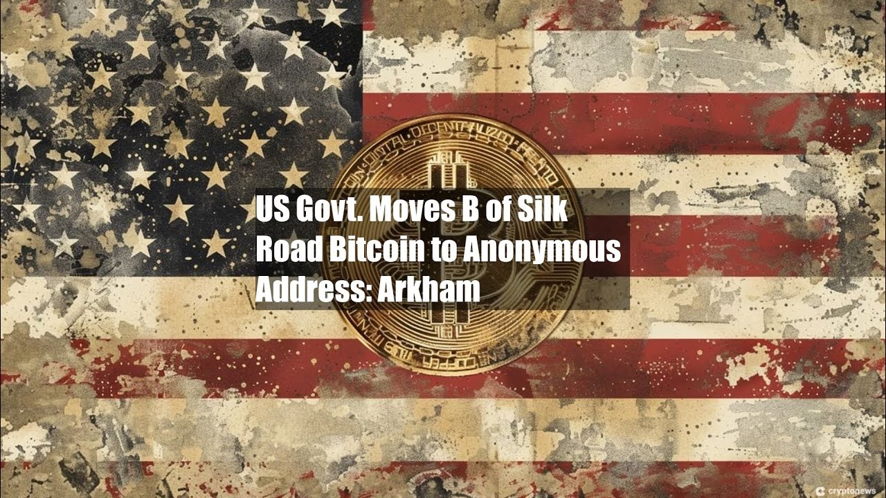 US Govt. Moves $2B of Silk Road Bitcoin to Anonymous Address: - YouTube