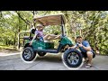 We Bought A New Golf Cart (FIRST TOUR RIDE)