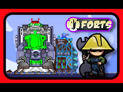 Видео: Forts - Новый мод с крутыми технологиями и оружием!!! #forts #фортс #ЛысыйДядь