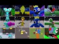 Rainbow Friend Chapter 2 Monsters Jumpscrare &amp; Rainbow VS Alphabet Lore Monsters Jumpscares Gamplay