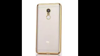 ASLING TPU Soft Protective Case for Xiaomi Redmi Note 4  -  GOLDEN screenshot 3