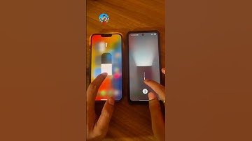 ios VS Hyperos 2 FlashLight 🔦intensity 🔥#hyperos2 #ios #flashlight ght #viralvideo