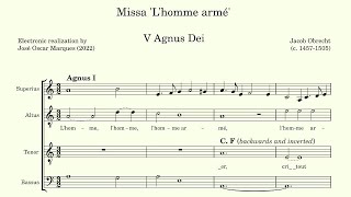 Jacob Obrecht Agnus Dei, From The Missa Lhomme Armé