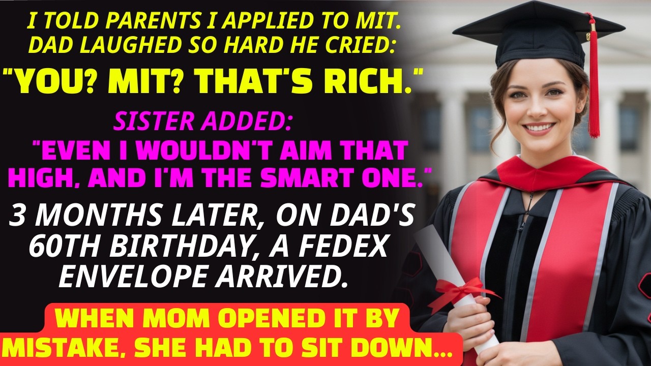 My Parents Laughed When I Applied To MIT—The Acceptance Letter Arrived On Dad's Birthday